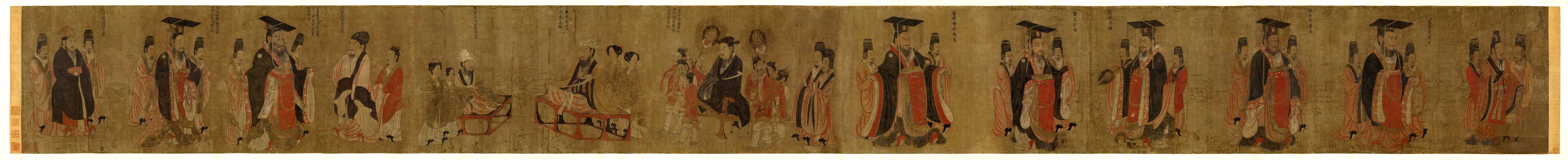 《历代帝王图》全卷