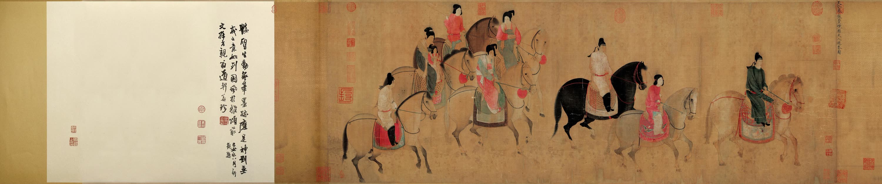 《虢国夫人游春图》