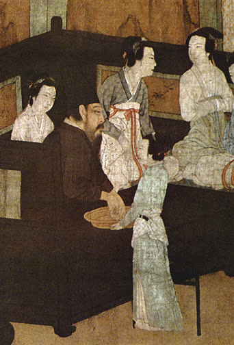 夜宴图局部