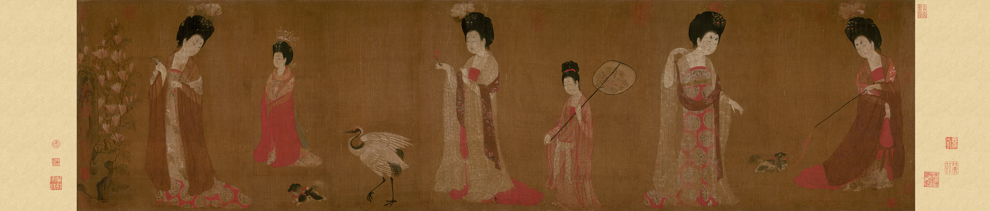 《簪花仕女图》全卷