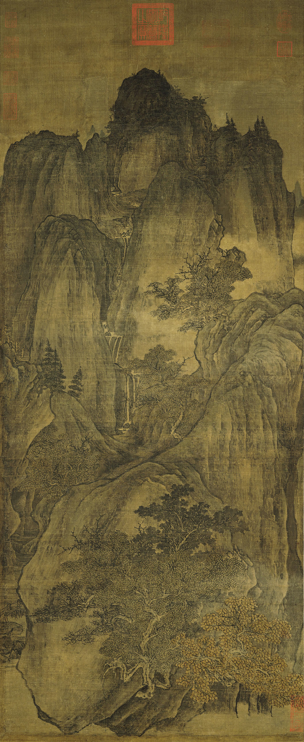 传关仝《秋山晚翠》