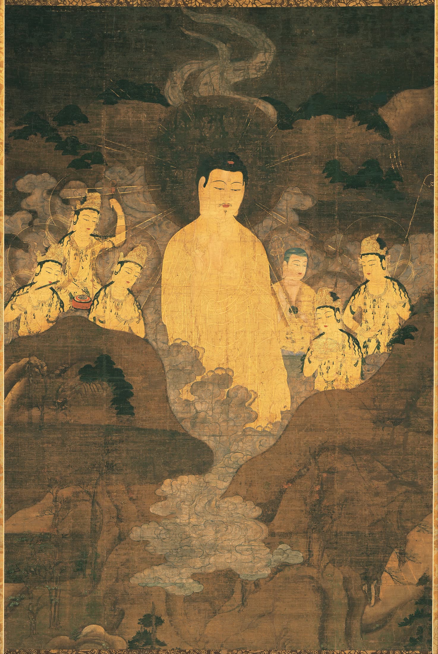 山越阿弥陀图