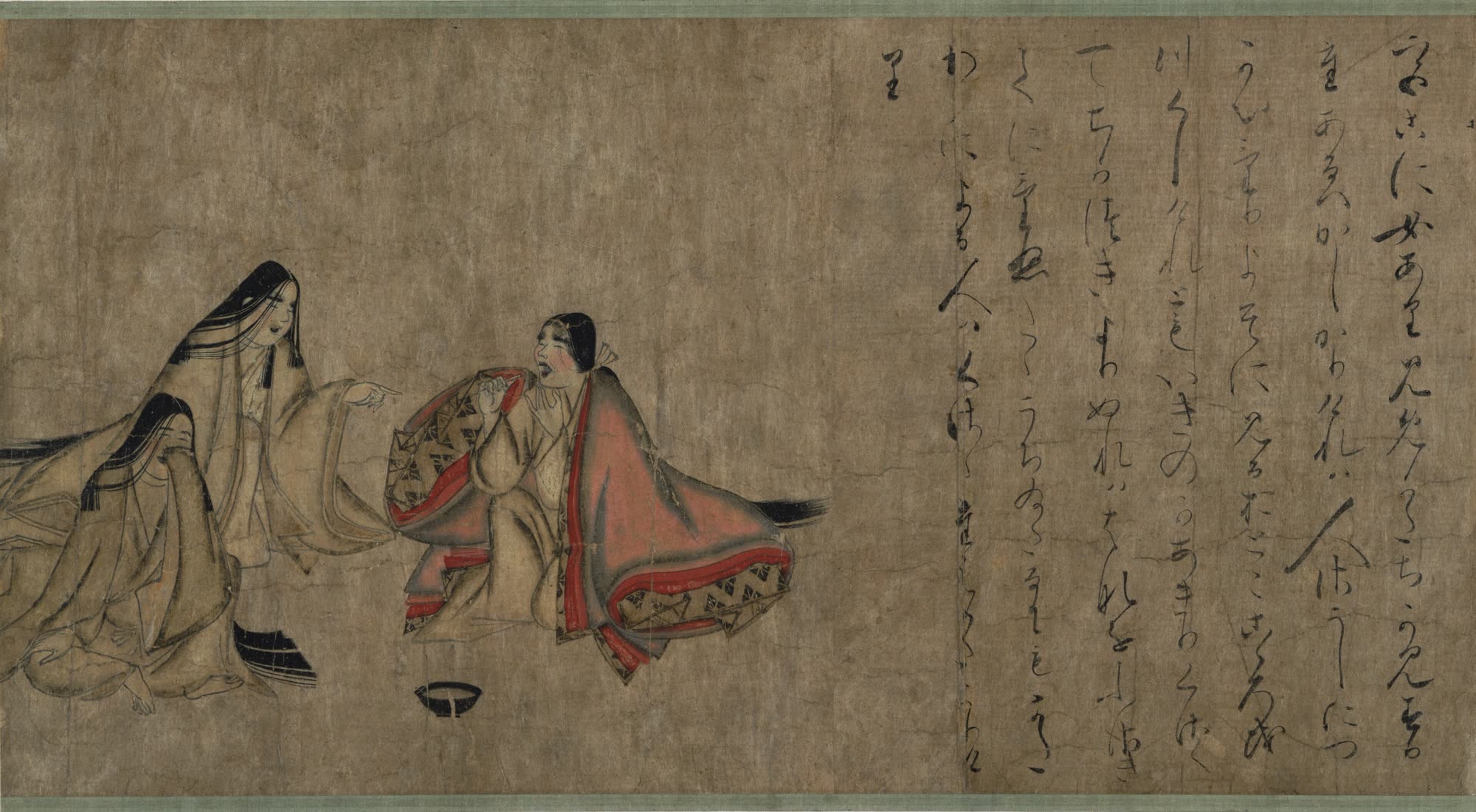 病草纸 口臭的女子