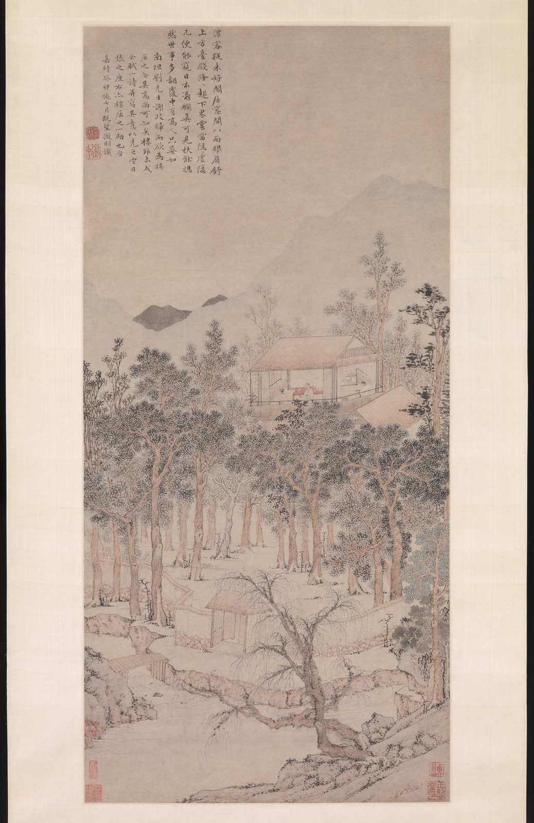 文徵明《楼居图》
