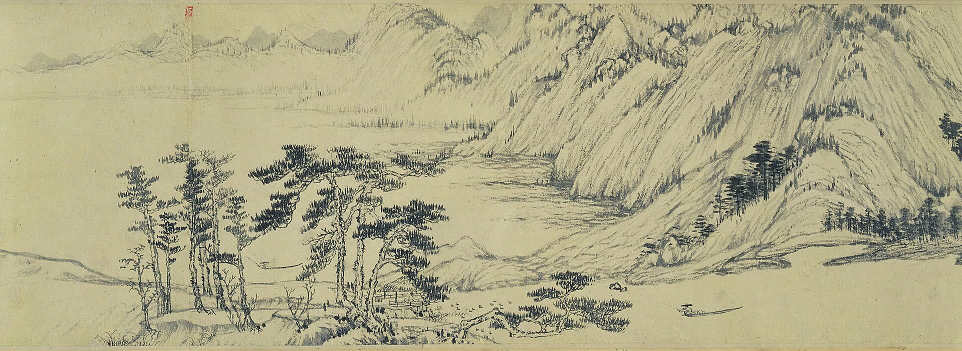 黄公望《富春山居图》无用师卷局部