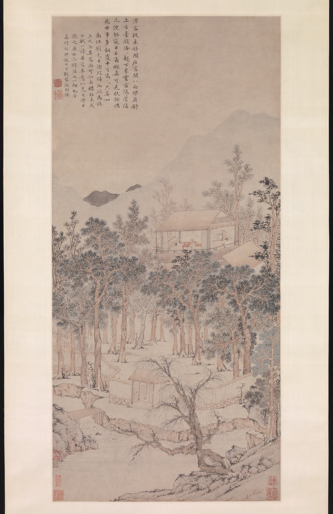 文徵明《楼居图》