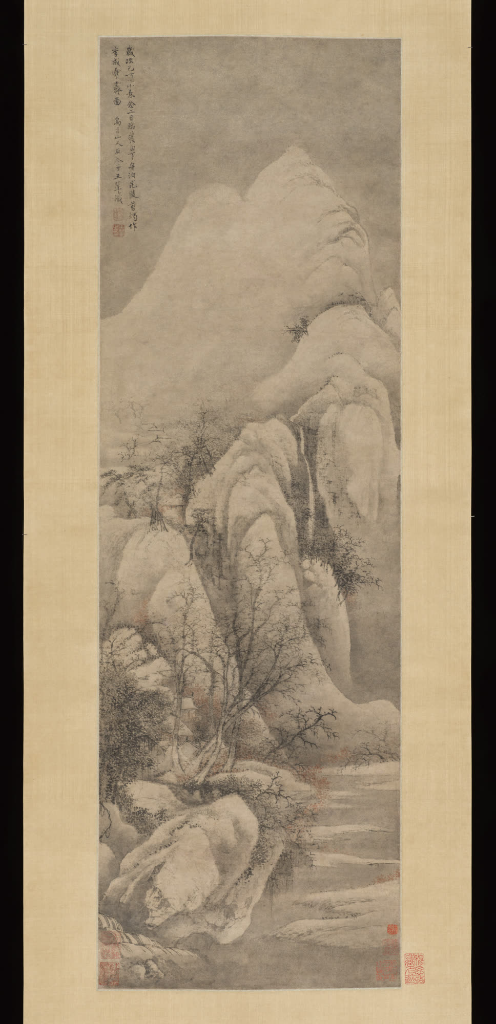 王翚《仿李成雪霁图》