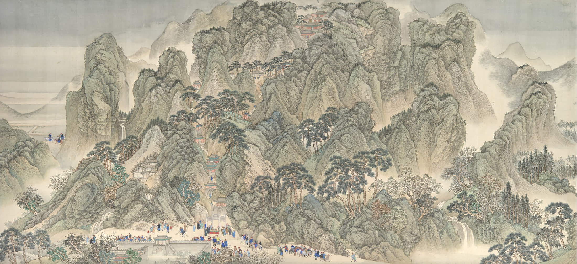 《康熙南巡图》第三卷 泰山段