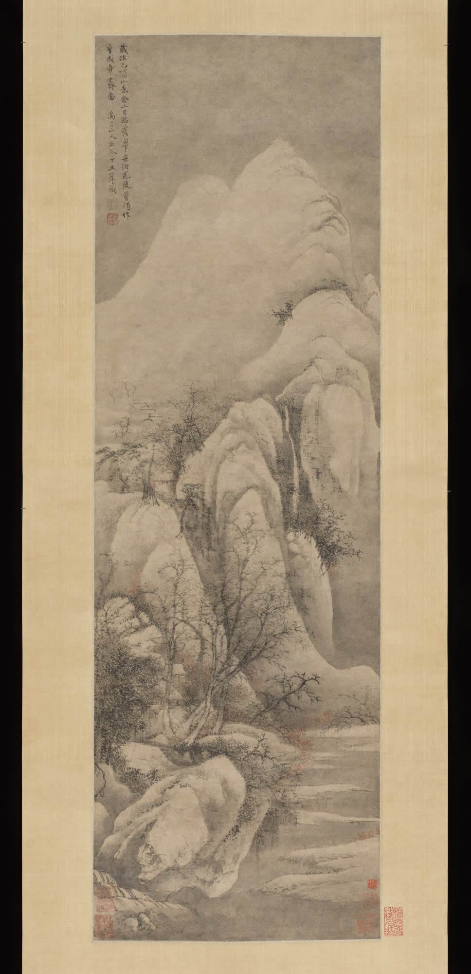 王翚《仿李成雪霁图》