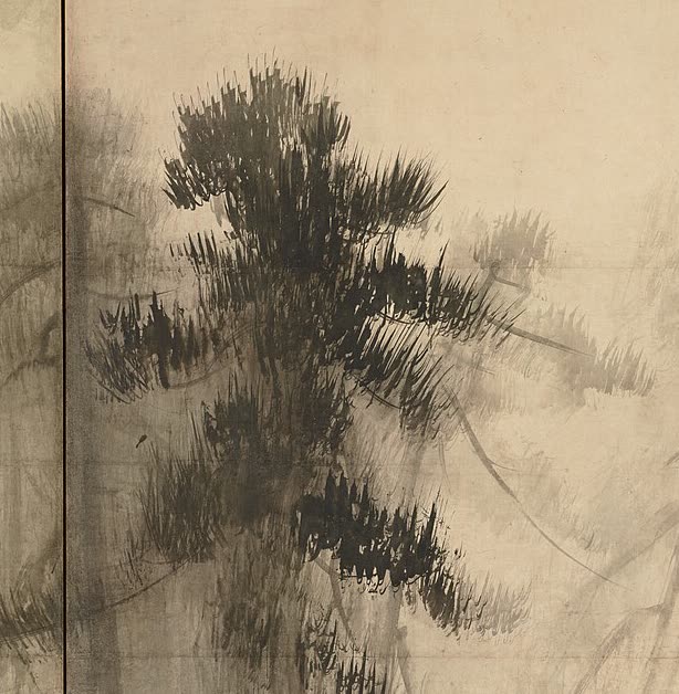 浓墨松针