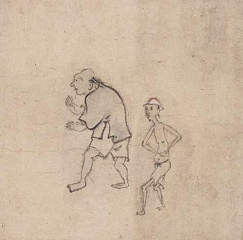 《鬼趣图》两个小鬼