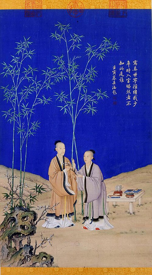 郎世宁《平安春信图》