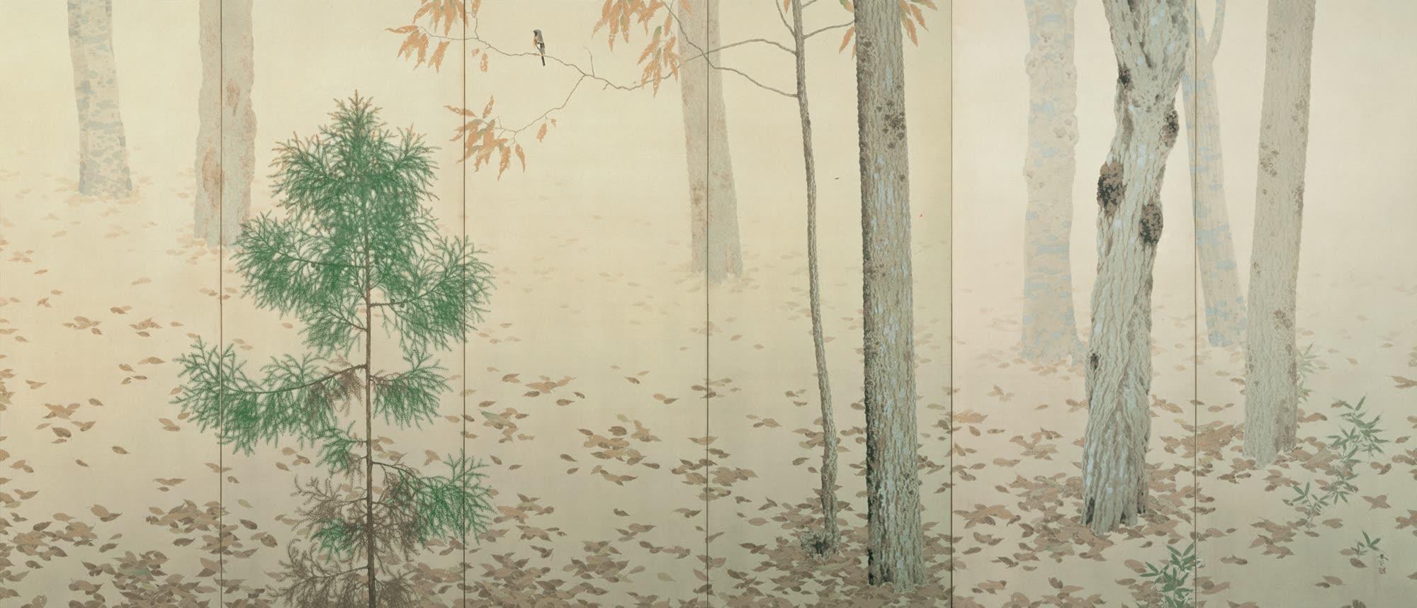菱田春草《落叶》
