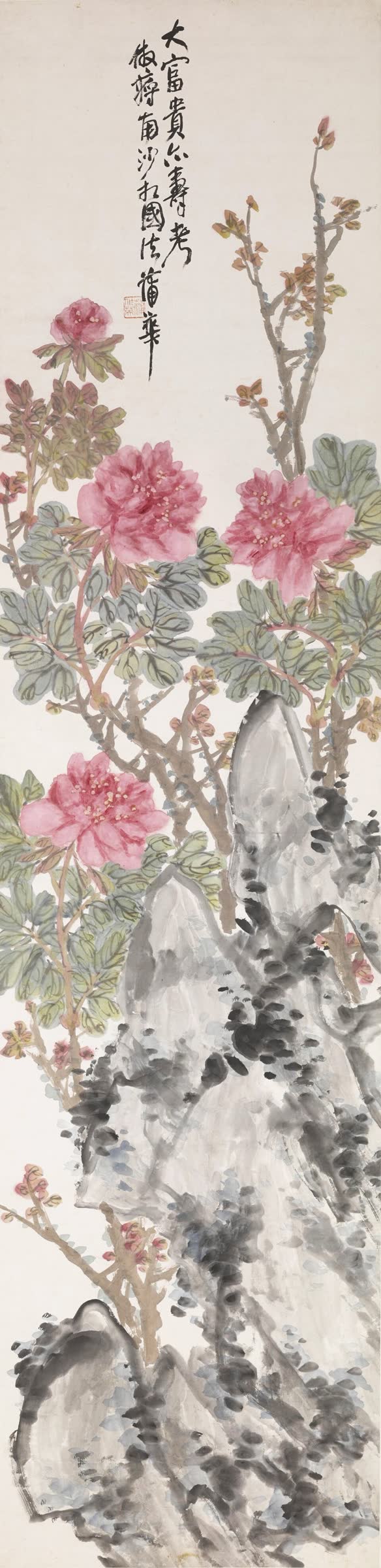 蒲华《牡丹图》