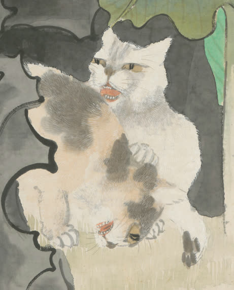右下角的猫