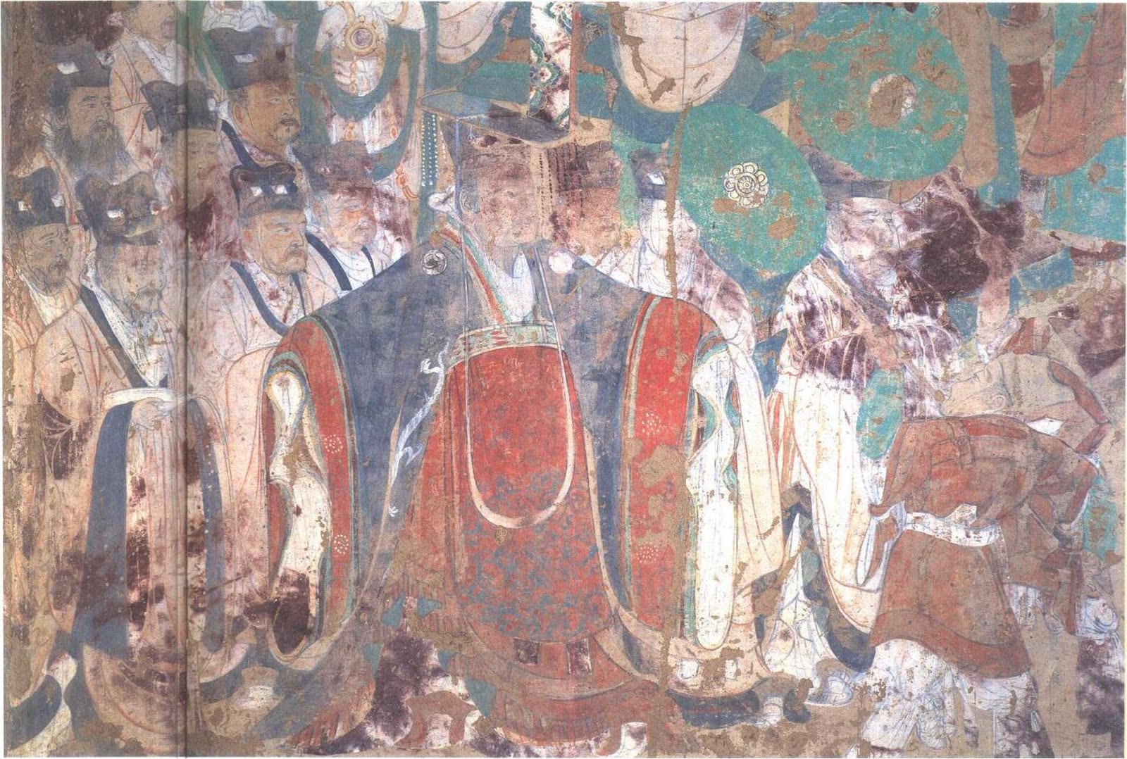 莫高窟第220窟东壁壁画局部