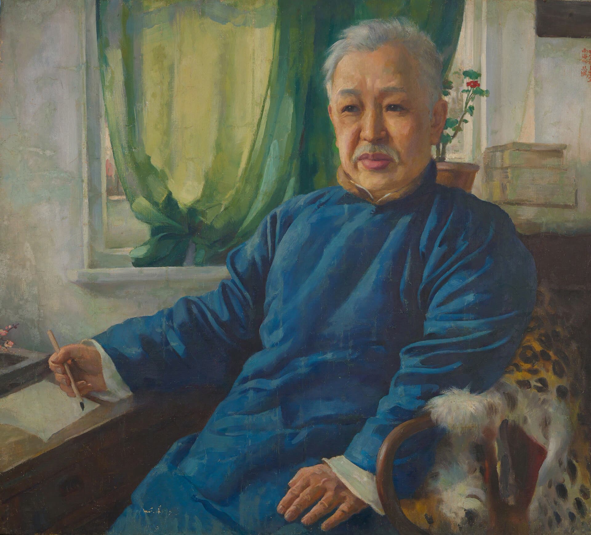 徐悲鸿《康有为像》
